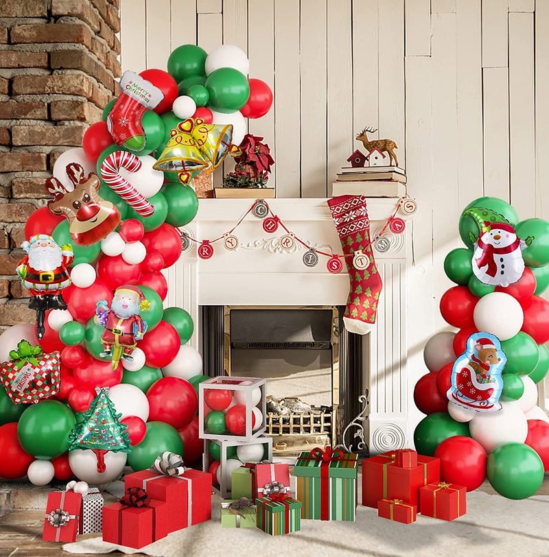 88 PCS Merry Christmas Foil Ballons –Party Decoration with Santa Claus- Christmas Decorations for Home (Santa) - Image 3